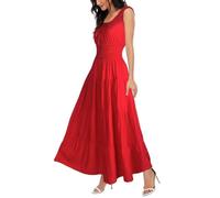 Women’s Sleeveless Summer Flowy Printed Boho Maxi Long Dress Dresses for Wedding Guest