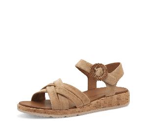 Women Sandals braun TAN - Gr. - 42