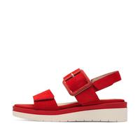 Women Sandals RED SUEDE - Gr. - 41