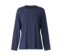CALIDA Favourites Langarmshirt Damen, aus Baumwolle, pflegeleicht, weiche, lockere Passform