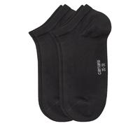 Camano Sneakersocken Silky Feeling Damen 2er Pack Schwarz Größe 39-42