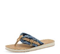Tamaris Da.-Pantolette für Damen, blau, Gr. 38 EU