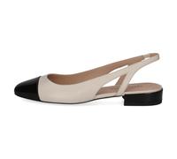 Peter Kaiser Sling Pumps weiß schwarz Lack 79440 für Damen, weiß, Gr. 37 ½ EU / 4,5 UK
