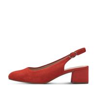 Women Sling RED SUEDE - Gr. - 37