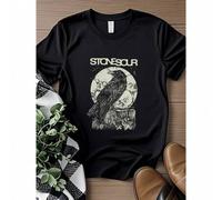 women t-shirt print STONE SOUR CROW T-Shirt Short Sleeve Cotton Black Men All Size S to 5XL HC2061