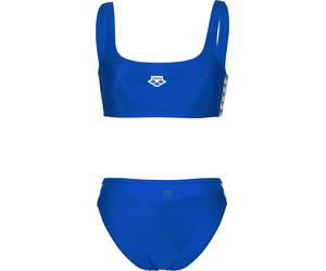WOMEN'S ARENA ICONS BRALETTE SOLID TWO PIECES BLUE 36