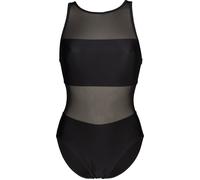 WOMEN'S ARENA MESH PANELS SWIMSUIT BLACK 36 Damen