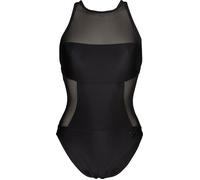 WOMEN'S ARENA MESH PANELS SWIMSUIT SWIM PRO BACK BLACK 38 BLACK