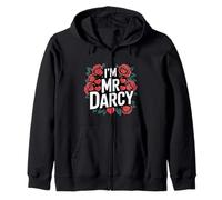 Womens Bookish Valentines Day I'm Mr Darcy is My Valentine Kapuzenjacke