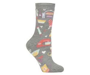 Womens Fun Hobby Socken | Heat Holders Lite | Novelty Winter Fleece gefüttert Thermo Socken - Love To Bake EU 37 - 42