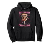 Womens Girls Kids Italian Brainrot Meme Ballerina Cappuccina Pullover Hoodie