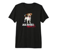 Womens Girls Kids JRT Mama Heart Jack Russell Terrier Lover Premium T-Shirt