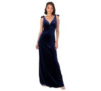 Women's Long Velvet Maxi Dress Ladies A-line Flowy Wedding Guest Bridesmaid Evening Occasion Prom Formal Party Ball Gown