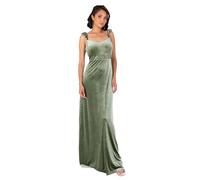 Women's Long Velvet Maxi Dress Ladies A-line Flowy Wedding Guest Bridesmaid Evening Occasion Prom Formal Party Ball Gown