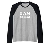 Womens Mens Girls I Heart Mr Darcy - I Am Mr Darcy Raglan