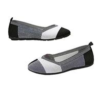 Women's Mesh Slip On Sneakers Ladies Elastic Low Top Flats Lightweight Breathe Mesh Fashion Sneakers Cute Loafers