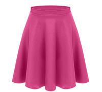 Women's Midi Skater Skirt Flared Stretch Skirt for Women - Made in USA