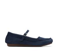 WOMENS NAVY SUEDE, 41 EU | 7 UK