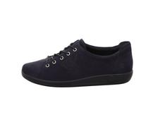 Ecco Soft 2 Schuhe blau nightsky Damen Schnürer für Damen, blau, Gr. 42 EU
