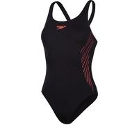 Speedo Womens Placement Muscleback Black, Plum Dandy, Siren - 36