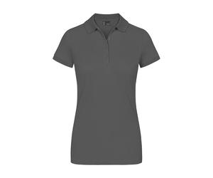 Women's Polo Farbe: steel grey