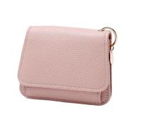 Women's Small Wallet Trifold PU Leather Card Holder with Coin Zipper | Slim Compact Design with ID Window & Keychain - Perfect for Travel, Work, Gym & Everyday Use