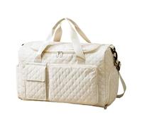 Women's Sports Tote Bag, Oversized Overnight Duffel, Widened Shoulder Strap Bag, 17.32x7.87x16.54 Inches Travel Carryall with Wet-Dry Separation, Luggage Organizer for Clothes