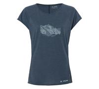 VAUDE Damen Women's Tekoa Ii T-Shirt, Dark Sea/Dark Sea, 42 EU