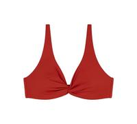 Women'secret Damen-Bikini-Halfter mit Knoten, Rot, Standardrot, 100D