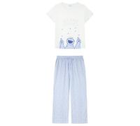 Women'secret Damen Capri Pyjama Multilicense Play Sesame Street Pyjamas, blau, XS