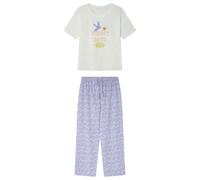 Women'secret Damen Capri Pyjama Weekly Hope Pyjamas, weiß, XL