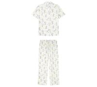 Women'secret Damen Long Pyjama Multilicense Nostalgia Petter Rabbit Pyjamas, weiß, 36