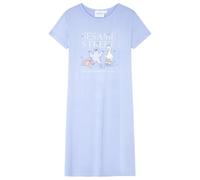 Women'secret Damen Medium Nightdress Multilicense Play Sesame Street Nachthemd, blau, 36