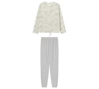 Women'secret Damen Pijama Largo Daily Frosted Perfect Pyjamas, Blanco, XL