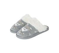 Women'secret Damen Zapatillas La Nuit Harry Potter Slipper, Grau Melange, Large Weit