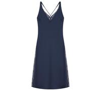 Women'secret Xmas Sense Collection Nightdress, Langes Nachthemd, Blau, XL für Damen