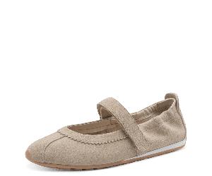 Woms Ballerina beige BEIGE SUEDE - Gr. - 41