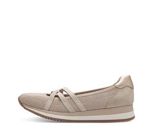 Woms Ballerina BEIGE/GOLD - Gr. - 38