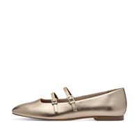Tamaris Ballerina Damen Elegant metallic Schuhe, EU 39