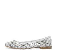 Woms Ballerina WHITE STRUCT. - Gr. - 38