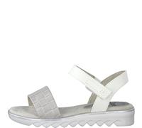 Woms Sandals GREY STRUC/WHT - Gr. - 40