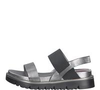 Woms Sandals PEWTER METAL. - Gr. - 40