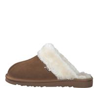 S. Oliver Leder-Hausschuhe in Braun - 51% | Größe 37 | Damen Pantoletten