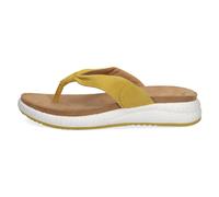 Woms Slides YELLOW SUEDE - Gr. - 40