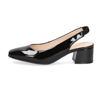 Woms Sling Back BLACK PATENT - Gr. - 36