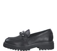 Woms Slip-on BLACK LEATHER - Gr. - 38