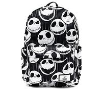 Wondapop Disney Nightmare Before Christmas Jack Skellington Rucksack, Nylon, 43,2 cm, Schwarz, 17", Traditionelle Rucksäcke