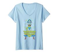 Wonder Woman A Wonder T-Shirt mit V-Ausschnitt