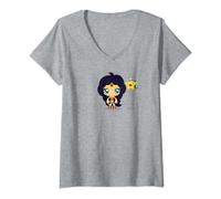 Wonder Woman Cute Wonder Woman T-Shirt mit V-Ausschnitt
