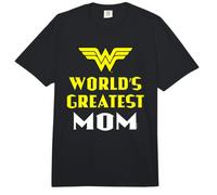 Wonder Woman Mother's Day World Greatest Mom Comfort Colors Adult Heavyweight T-Shirt